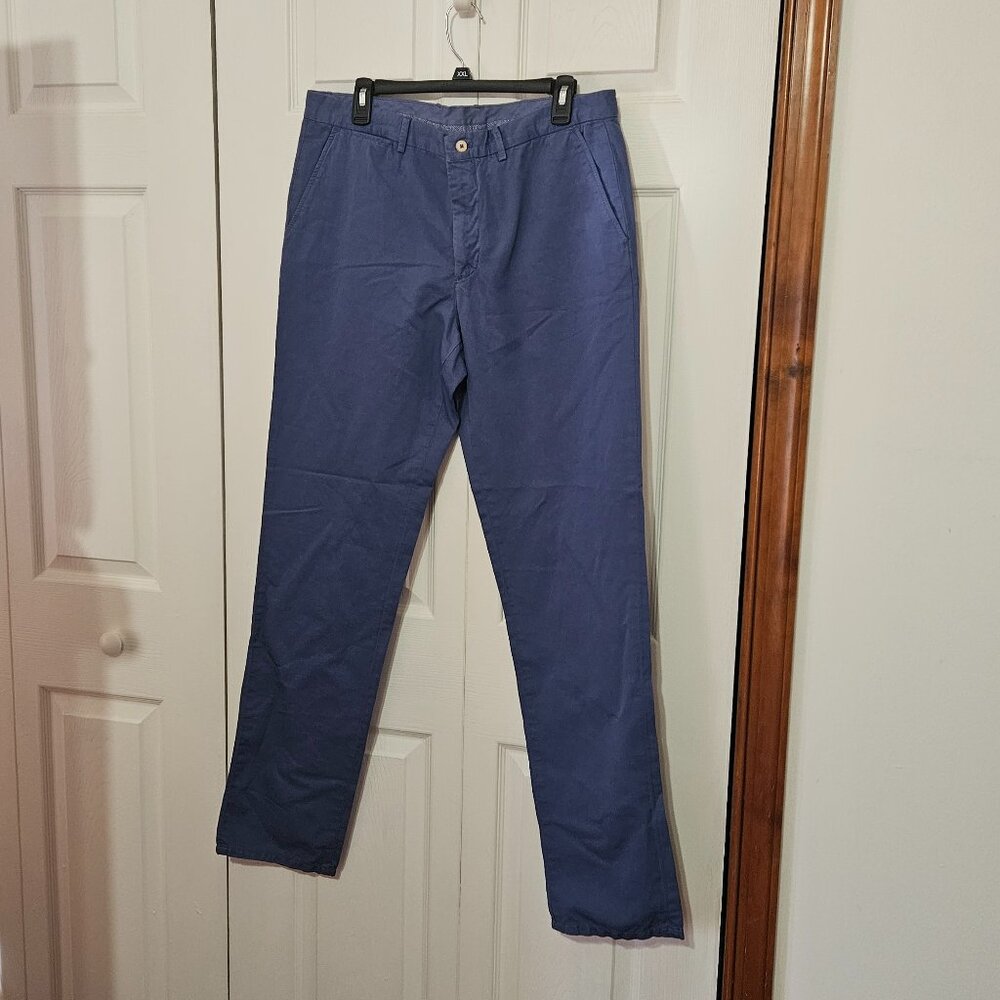 Cortefiel Mens Slim Blue Pants Size 36 waist by 33 1/2 inseam